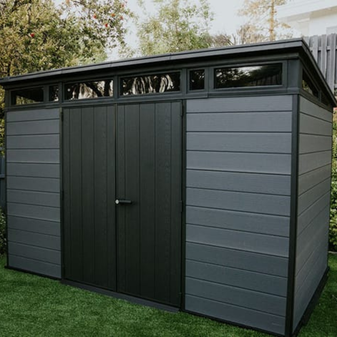 Cortina 11x7ft Premium Outdoor Garden Shed – 3.4m x 2.1m Resin Storage Shed